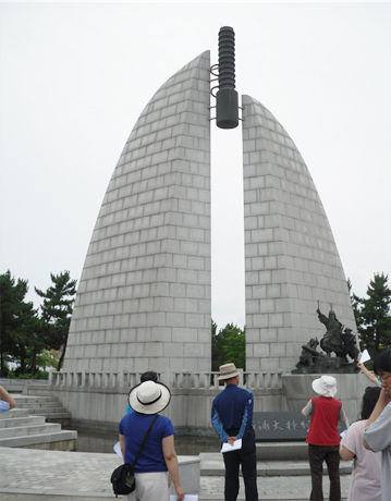 군산의 진포대첩 기념탑