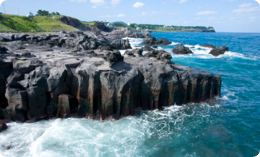 제주 주상절리해안 전경
